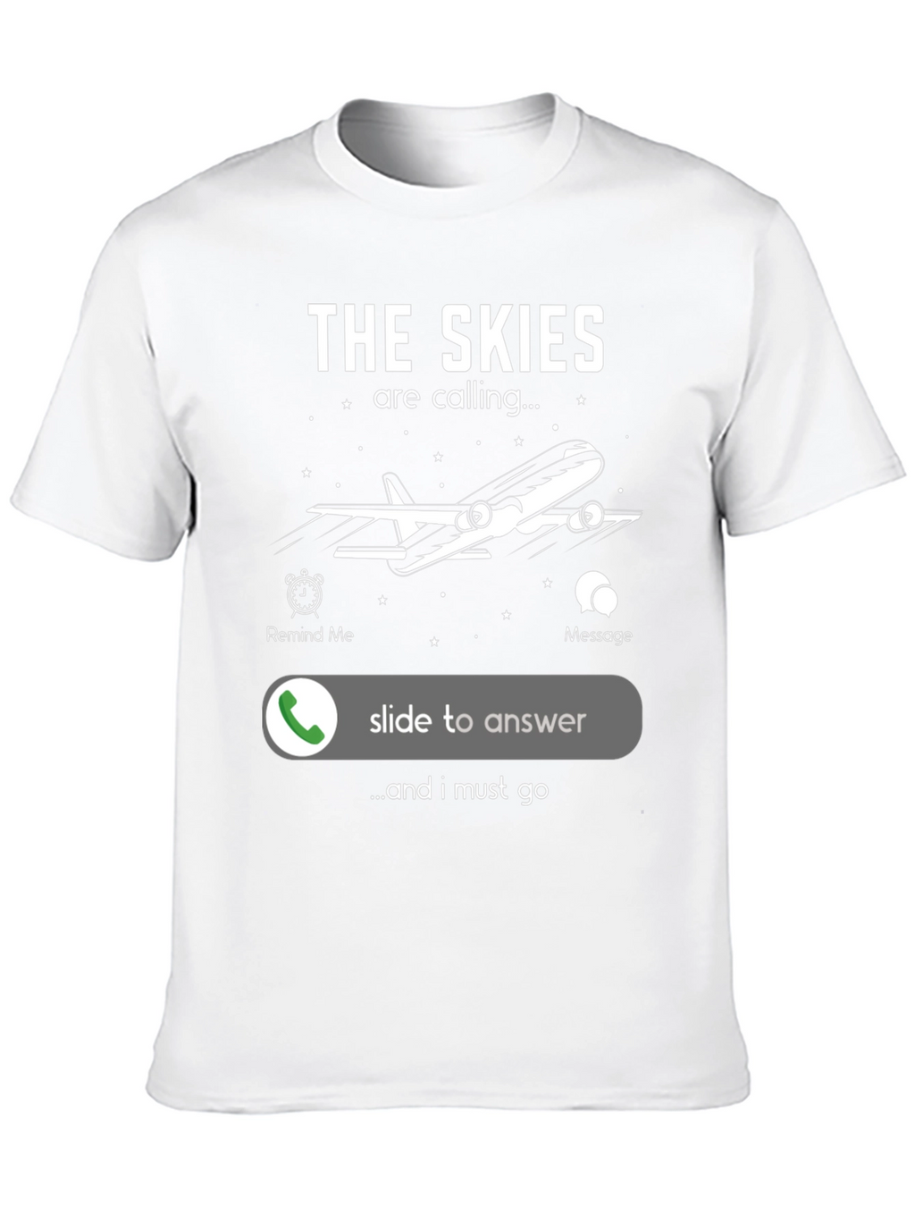 The Skies are Calling Airplane T-Shirt
