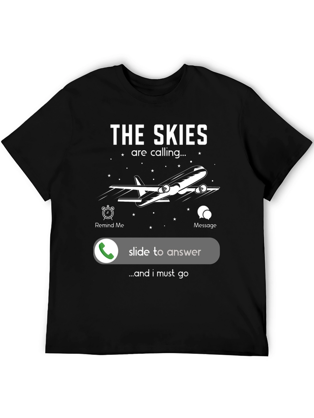 The Skies are Calling Airplane T-Shirt