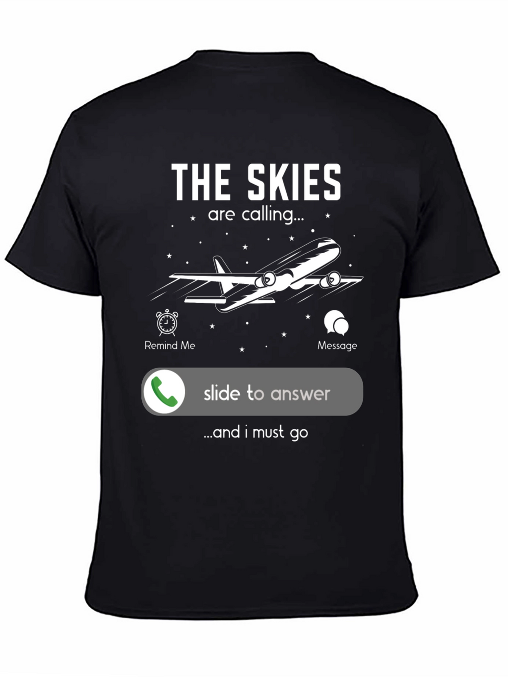 The Skies are Calling Airplane T-Shirt