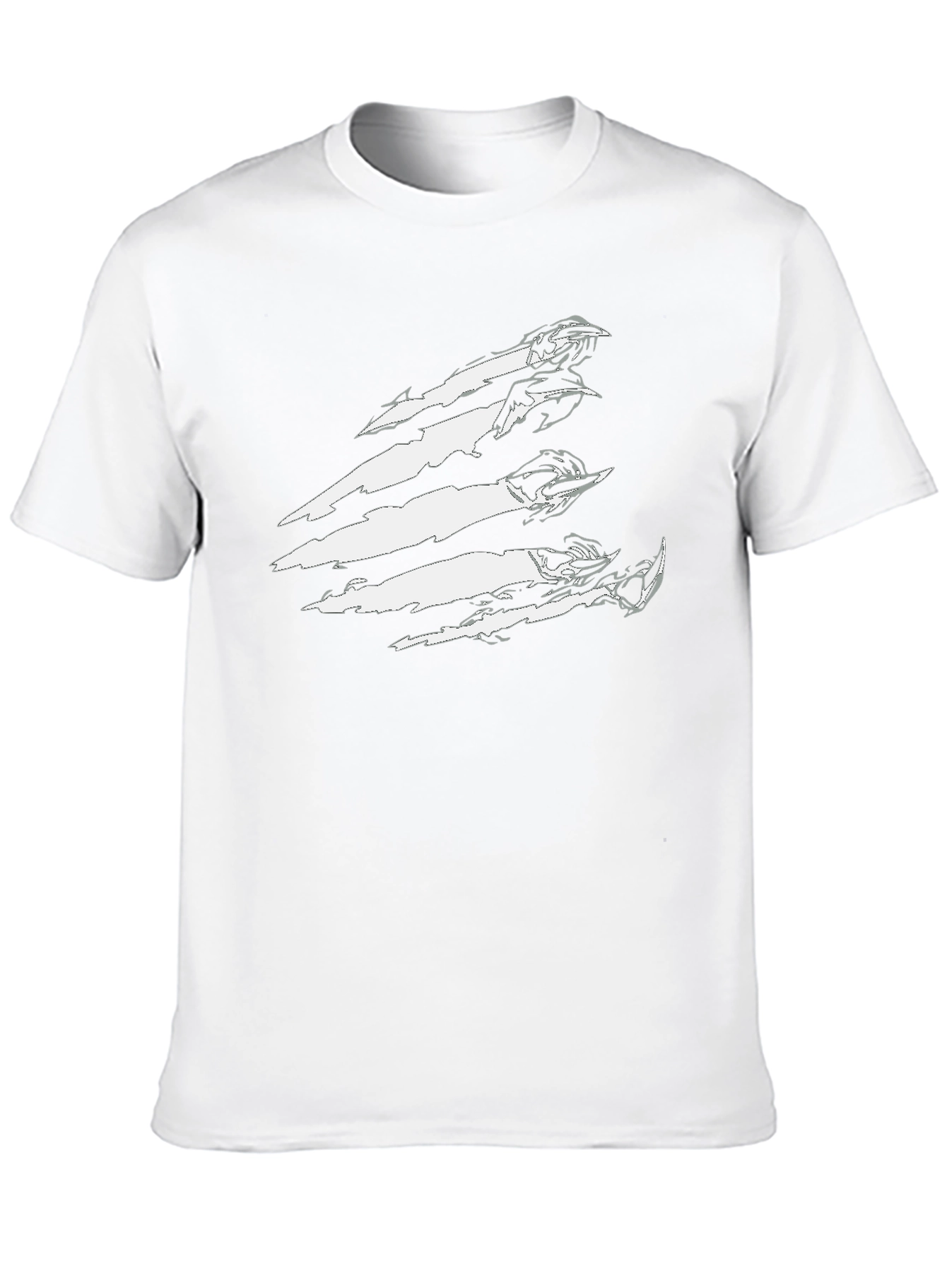 Claw Mark Graphic T-Shirt - Edgy Streetwear