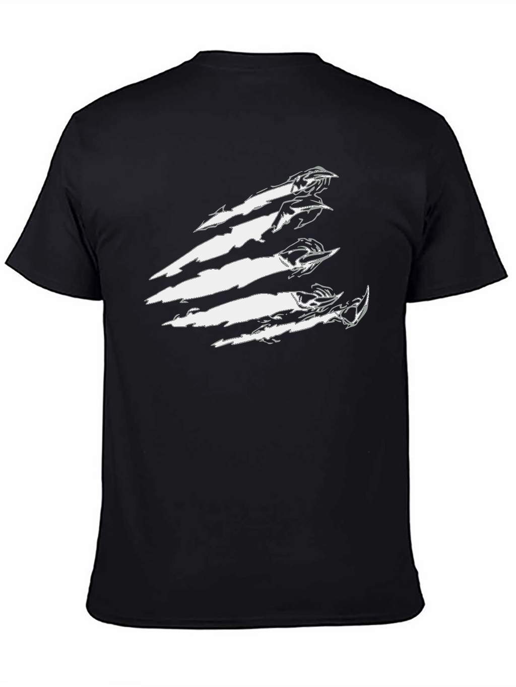 Claw Mark Graphic T-Shirt - Edgy Streetwear