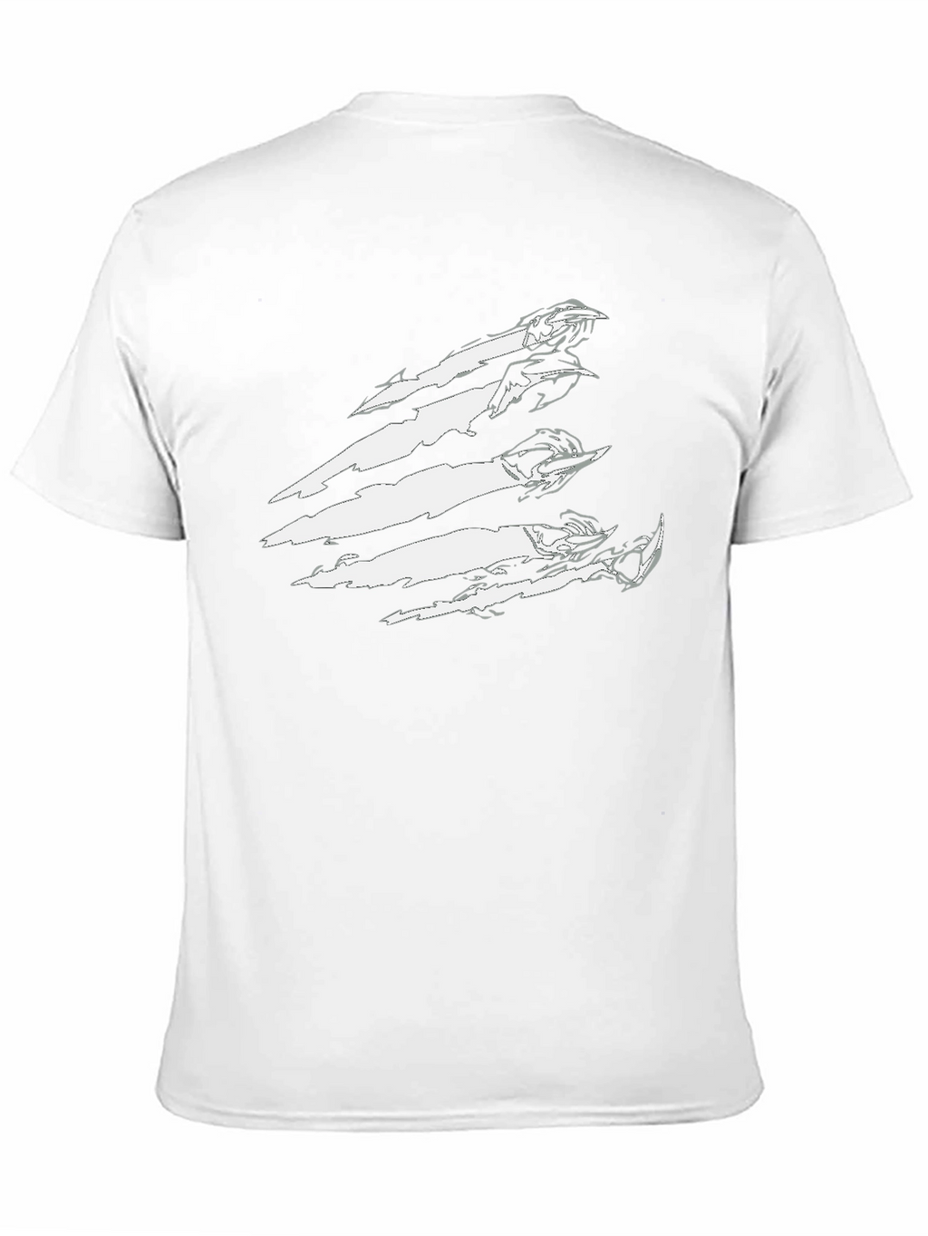 Claw Mark Graphic T-Shirt - Edgy Streetwear
