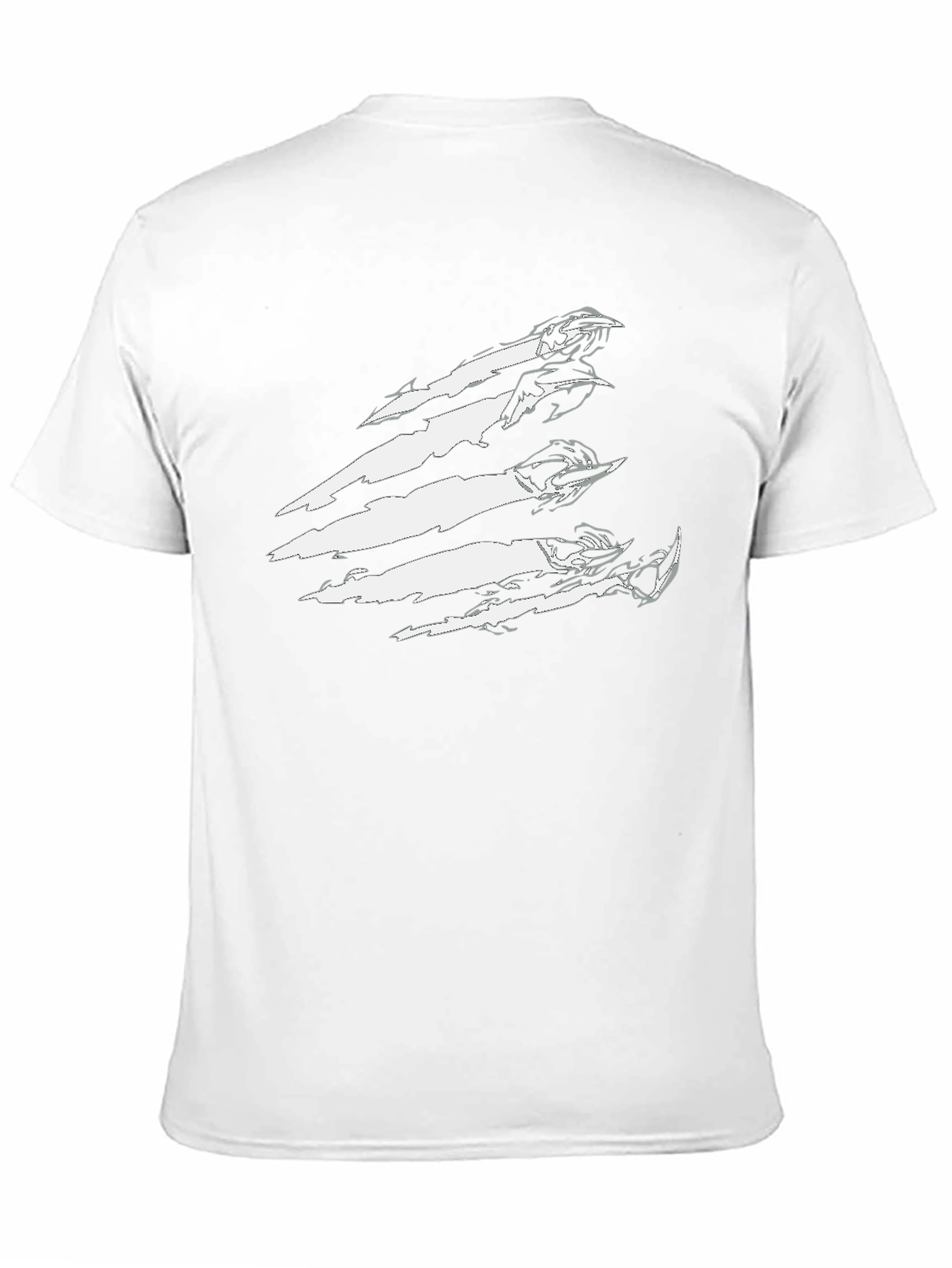 Claw Mark Graphic T-Shirt - Edgy Streetwear