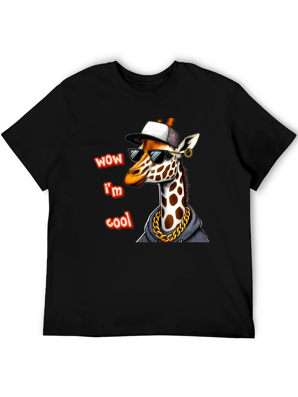 Cool Giraffe T-Shirt - Stylish Urban Design