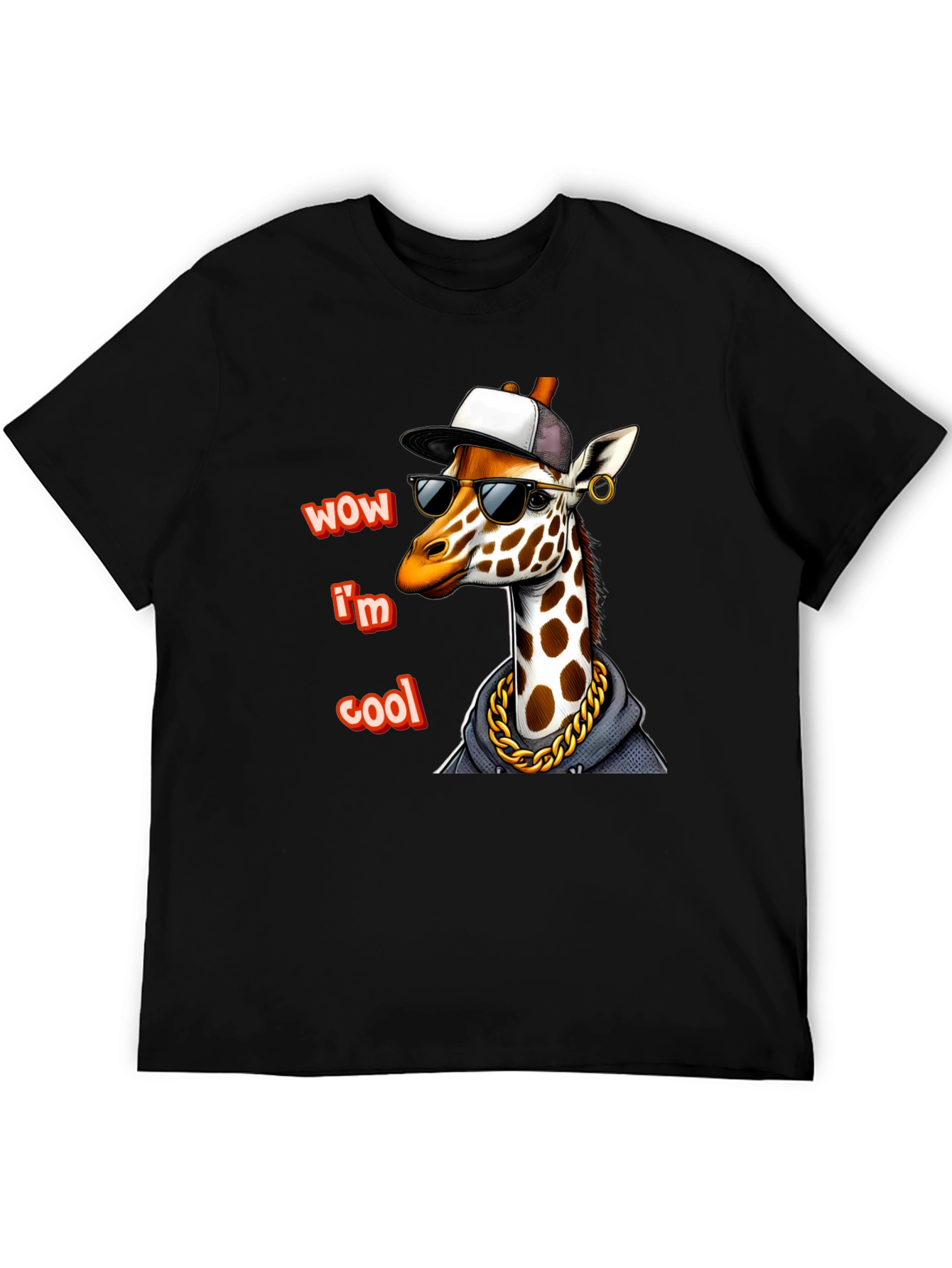 Cool Giraffe T-Shirt - Stylish Urban Design