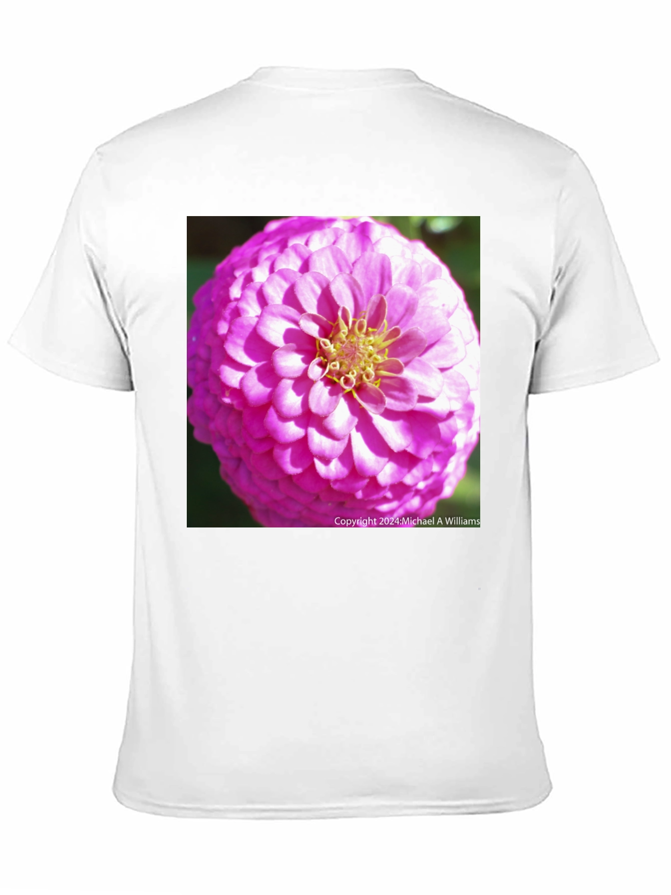 Pink Flower Graphic T-Shirt