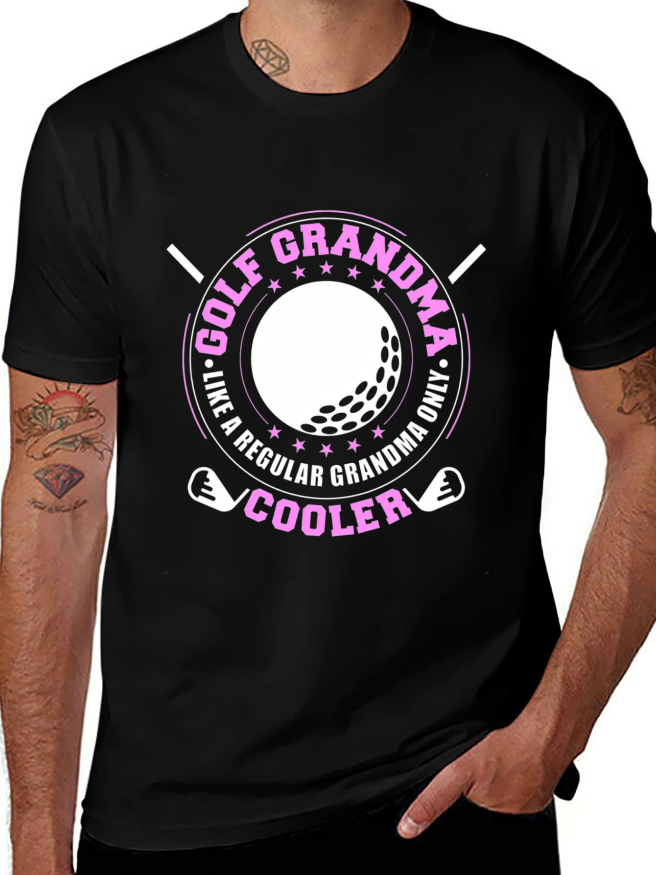 Golf Grandma T-Shirt - Cooler Than Regular!