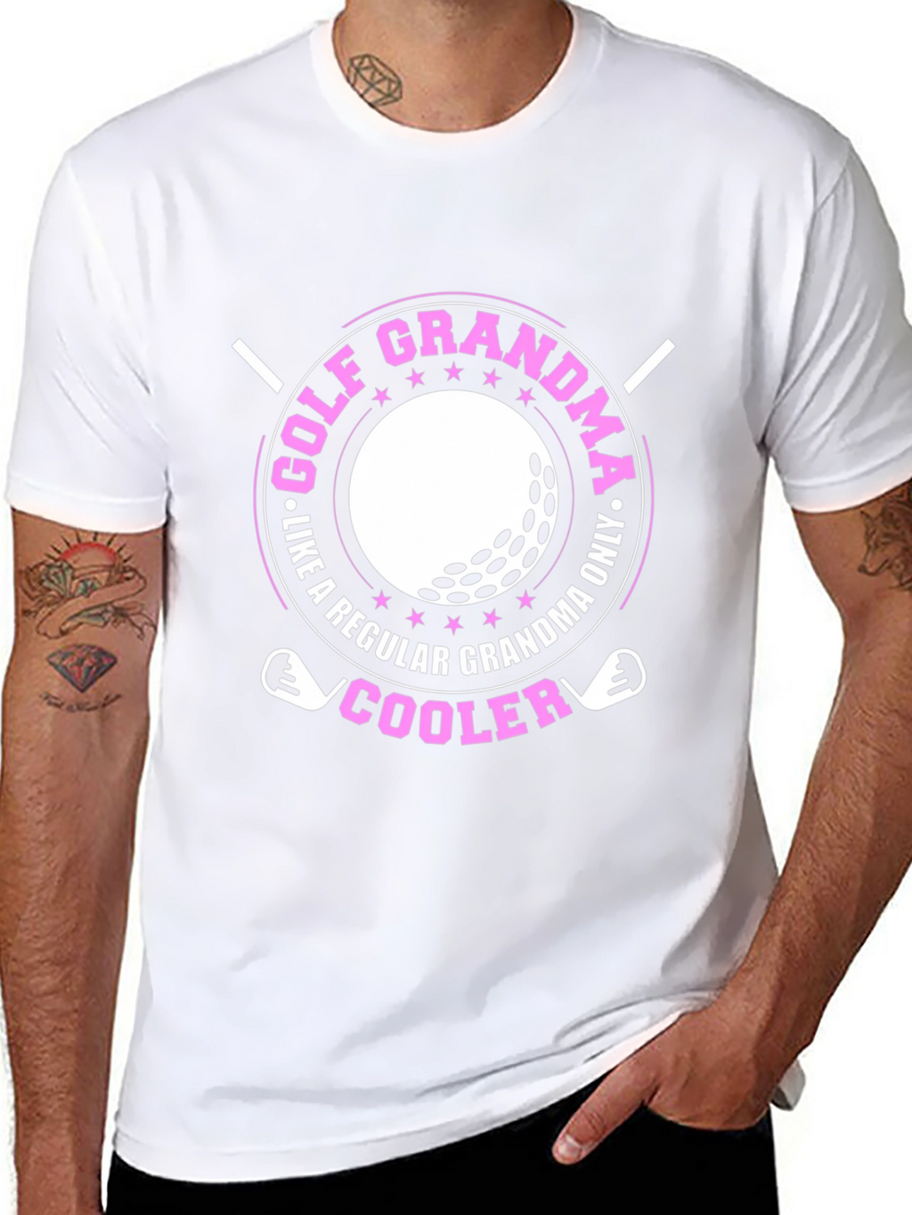 Golf Grandma T-Shirt - Cooler Than Regular!