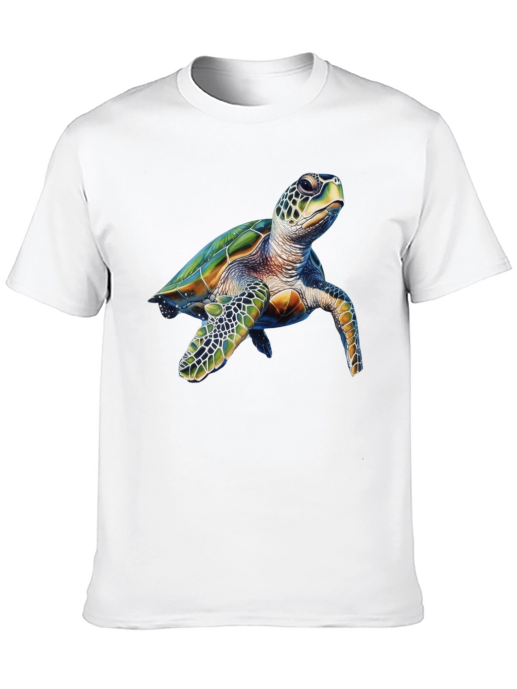 Sea Turtle Graphic Black T-Shirt