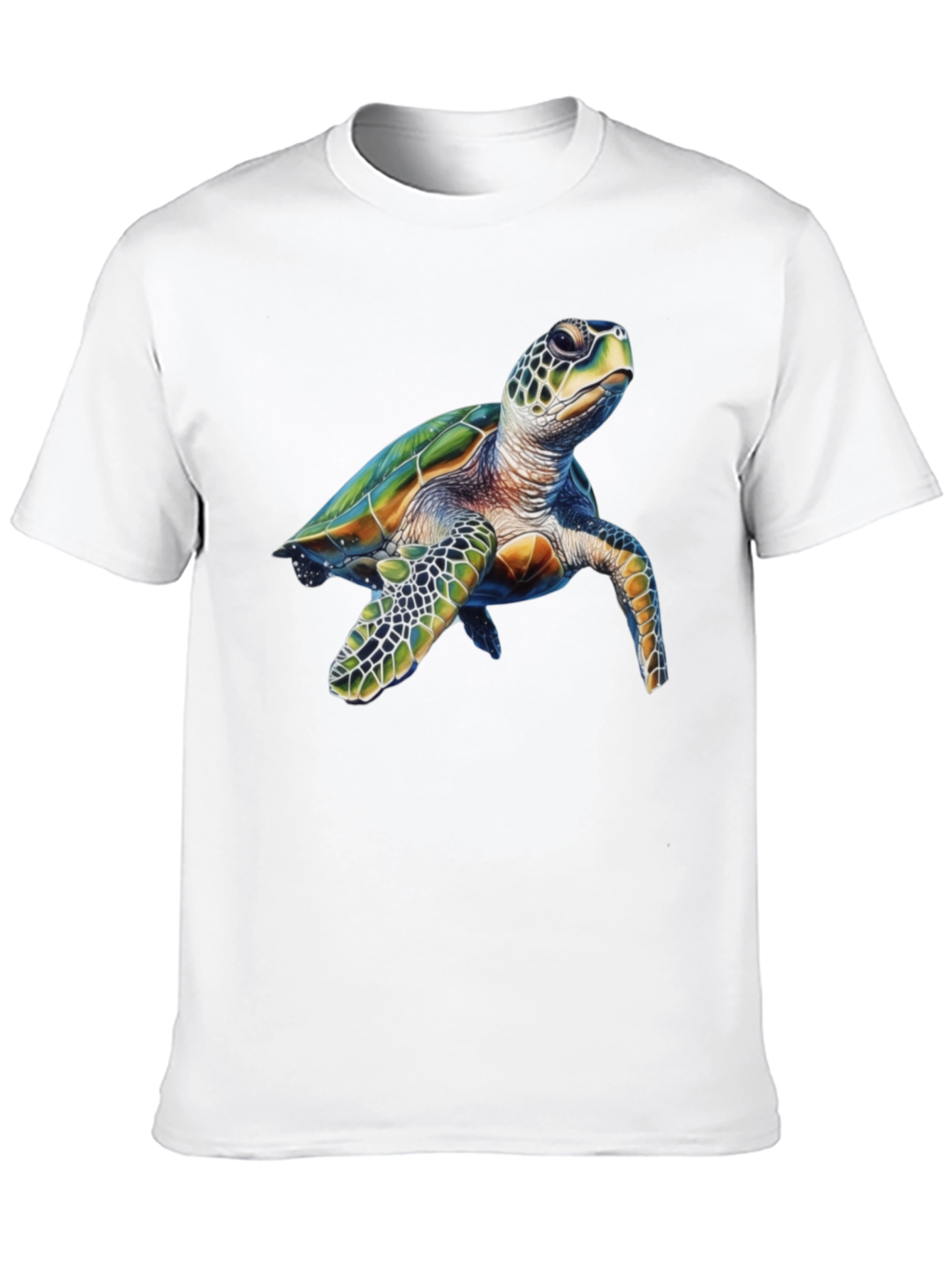 Sea Turtle Graphic Black T-Shirt