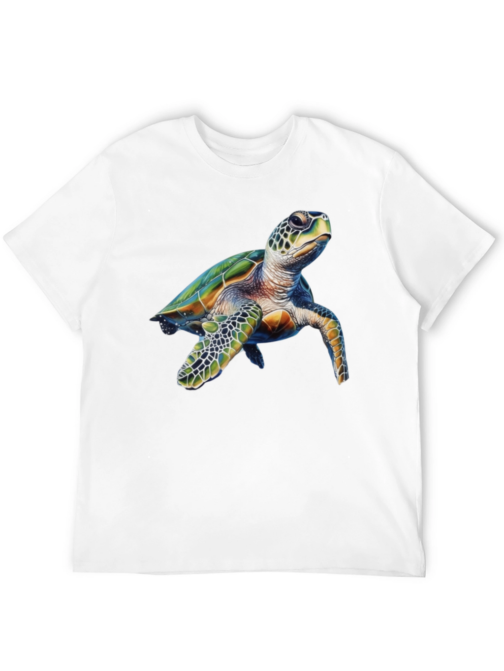 Sea Turtle Graphic Black T-Shirt