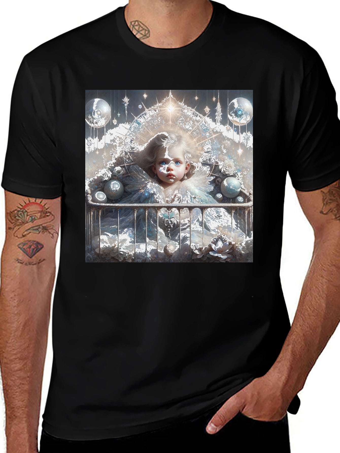 Unique Angel Baby Graphic Tee