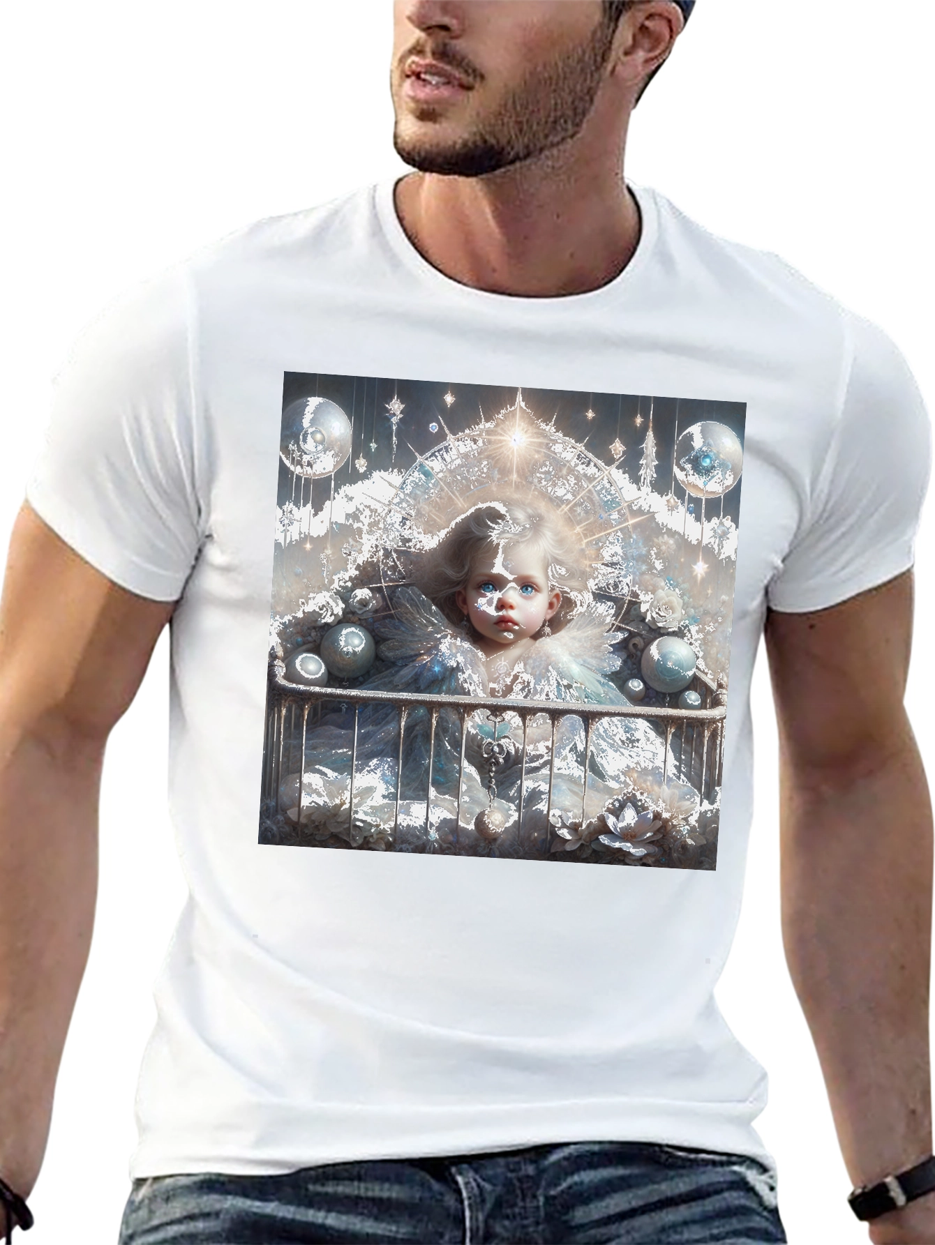 Unique Angel Baby Graphic Tee
