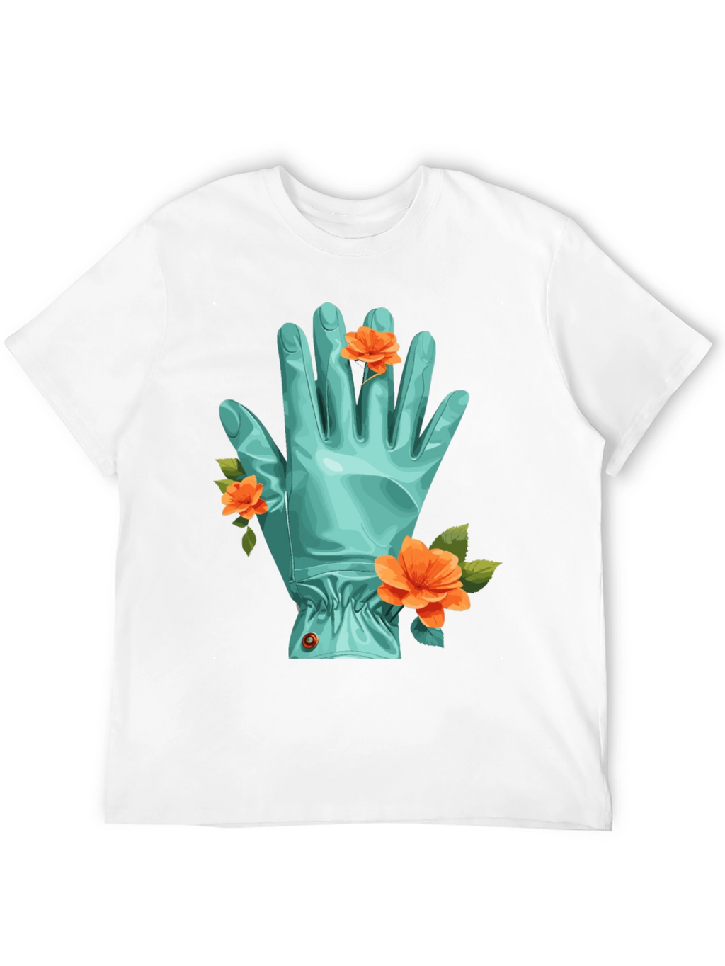 Floral Garden Glove Graphic Tee