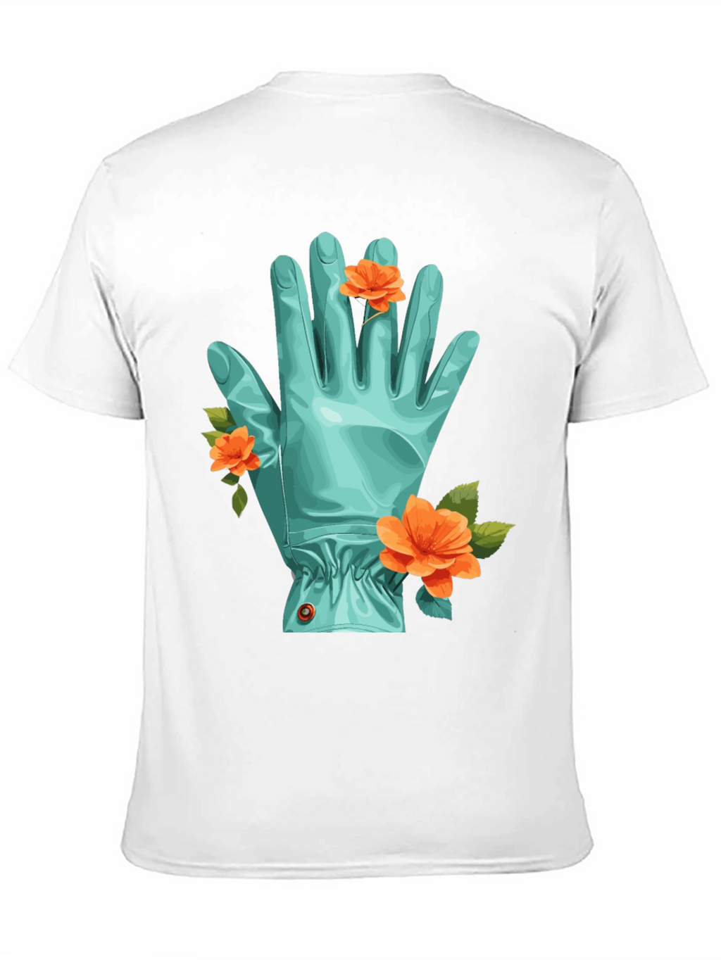 Floral Garden Glove Graphic Tee