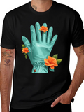 Floral Garden Glove Graphic Tee