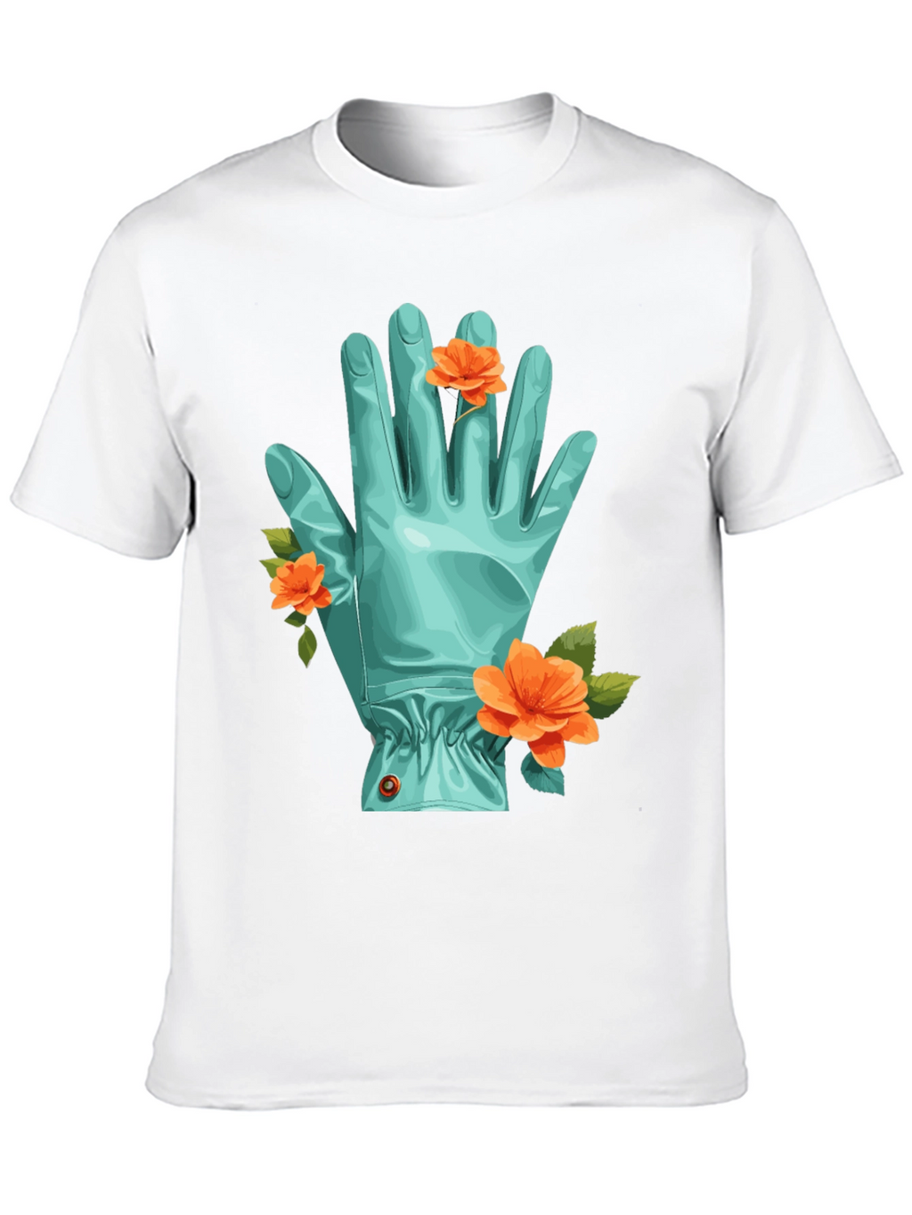 Floral Garden Glove Graphic Tee