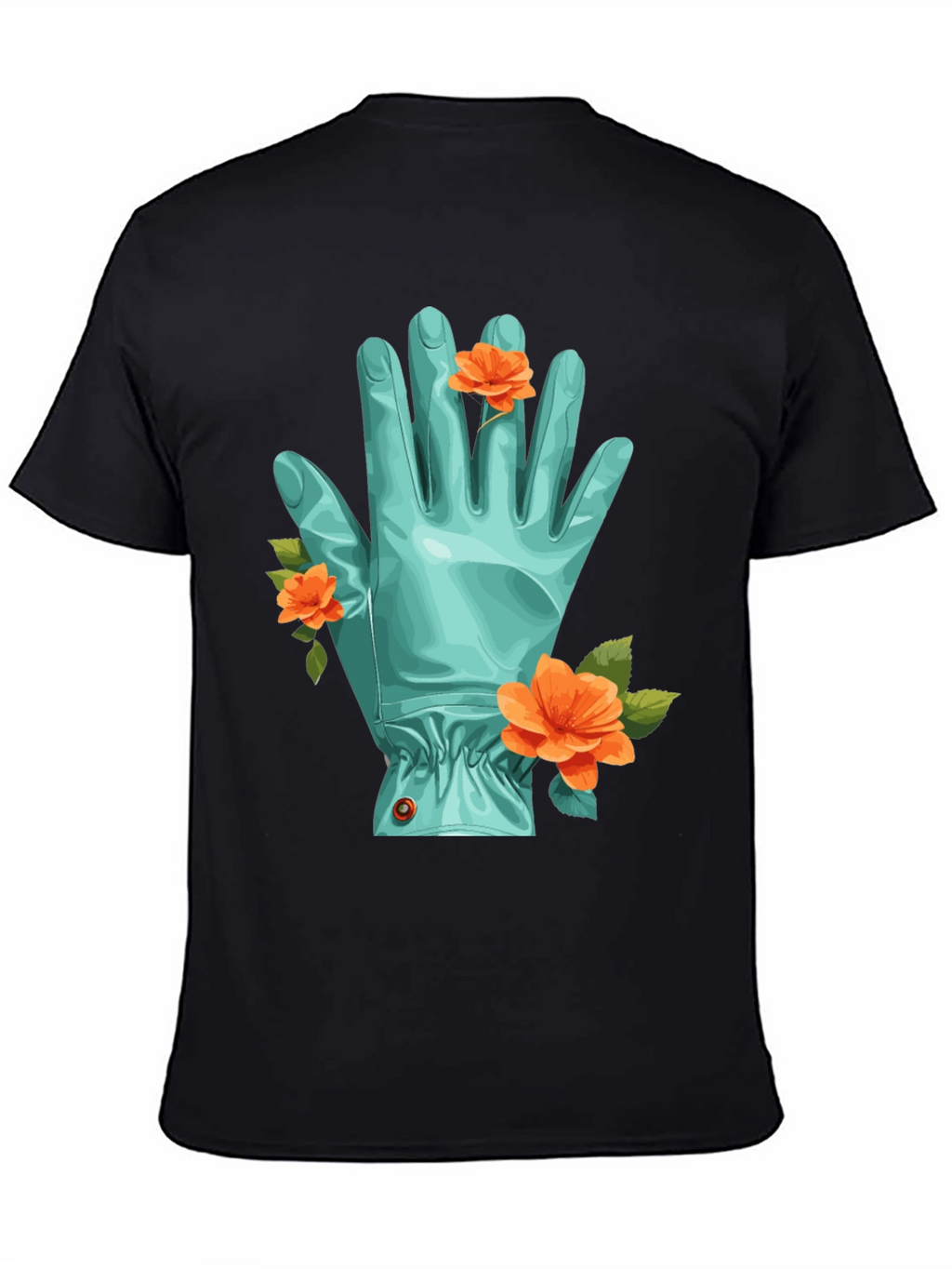 Floral Garden Glove Graphic Tee