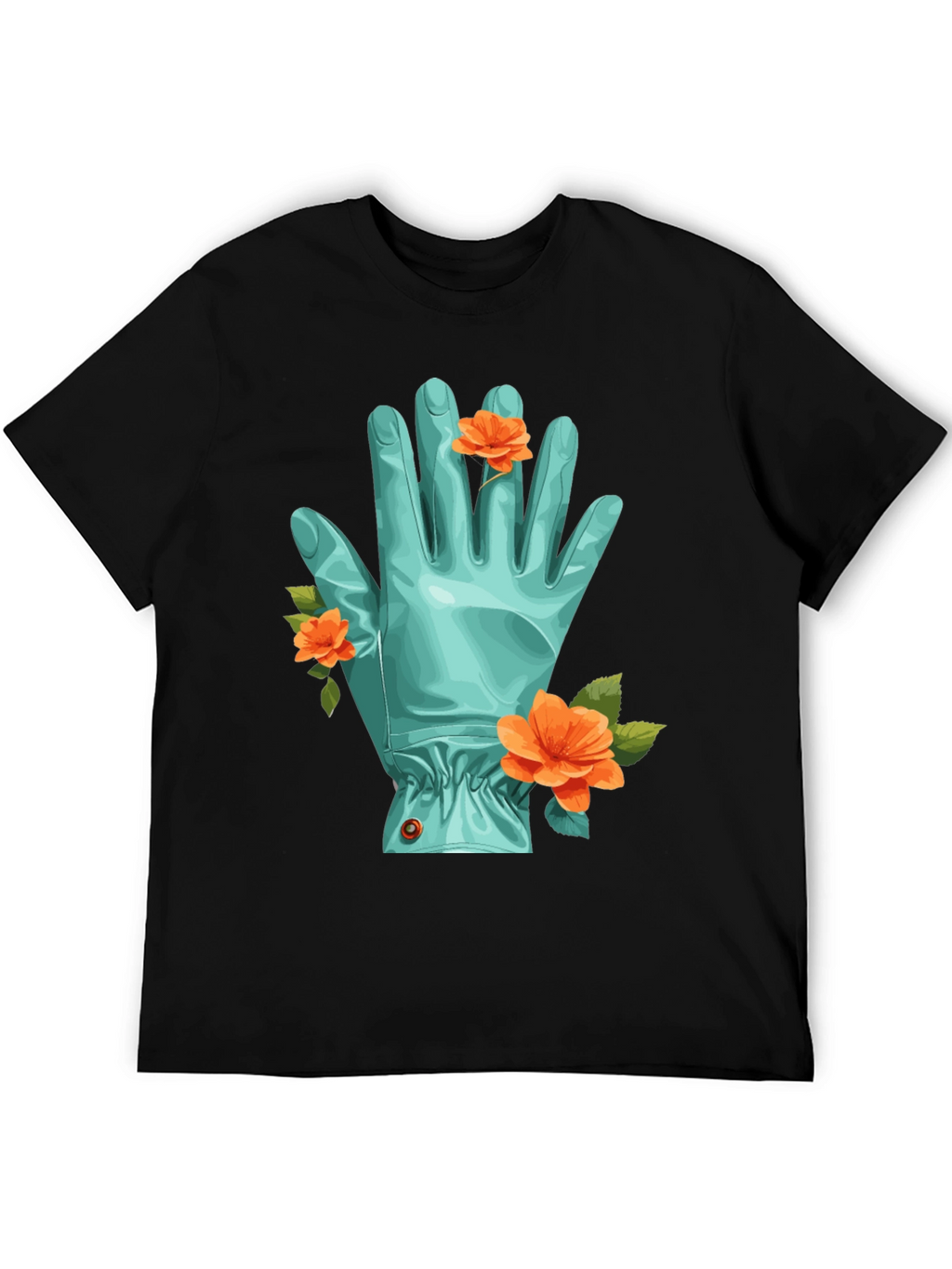 Floral Garden Glove Graphic Tee