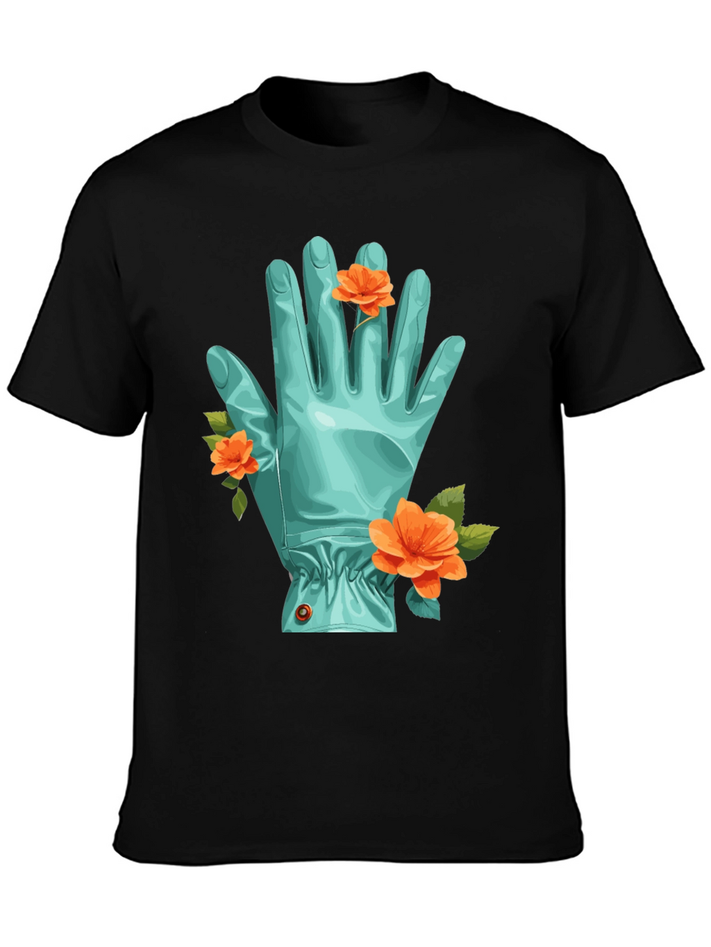 Floral Garden Glove Graphic Tee