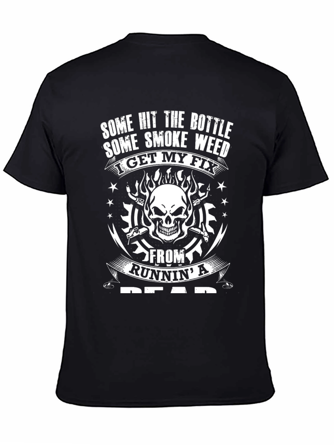 Skull Graphic T-Shirt - Runnin a Dead