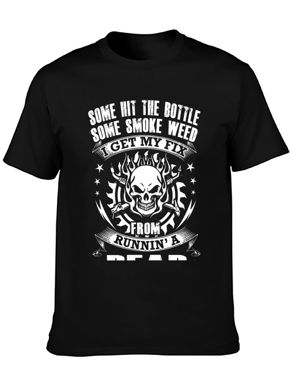 Skull Graphic T-Shirt - Runnin a Dead