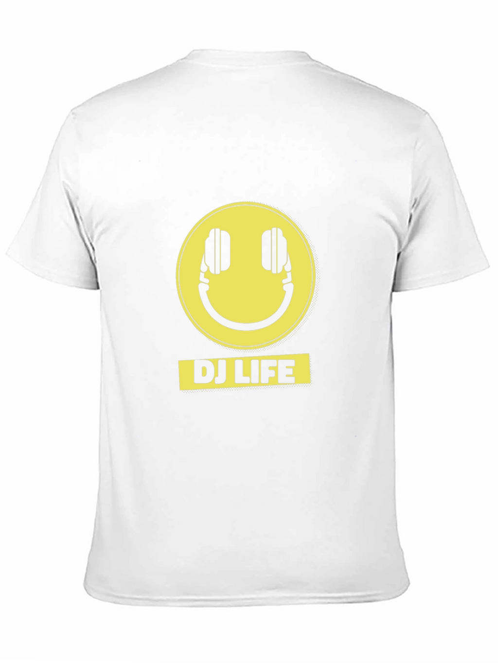 DJ Life Black T-Shirt with Yellow Graphic