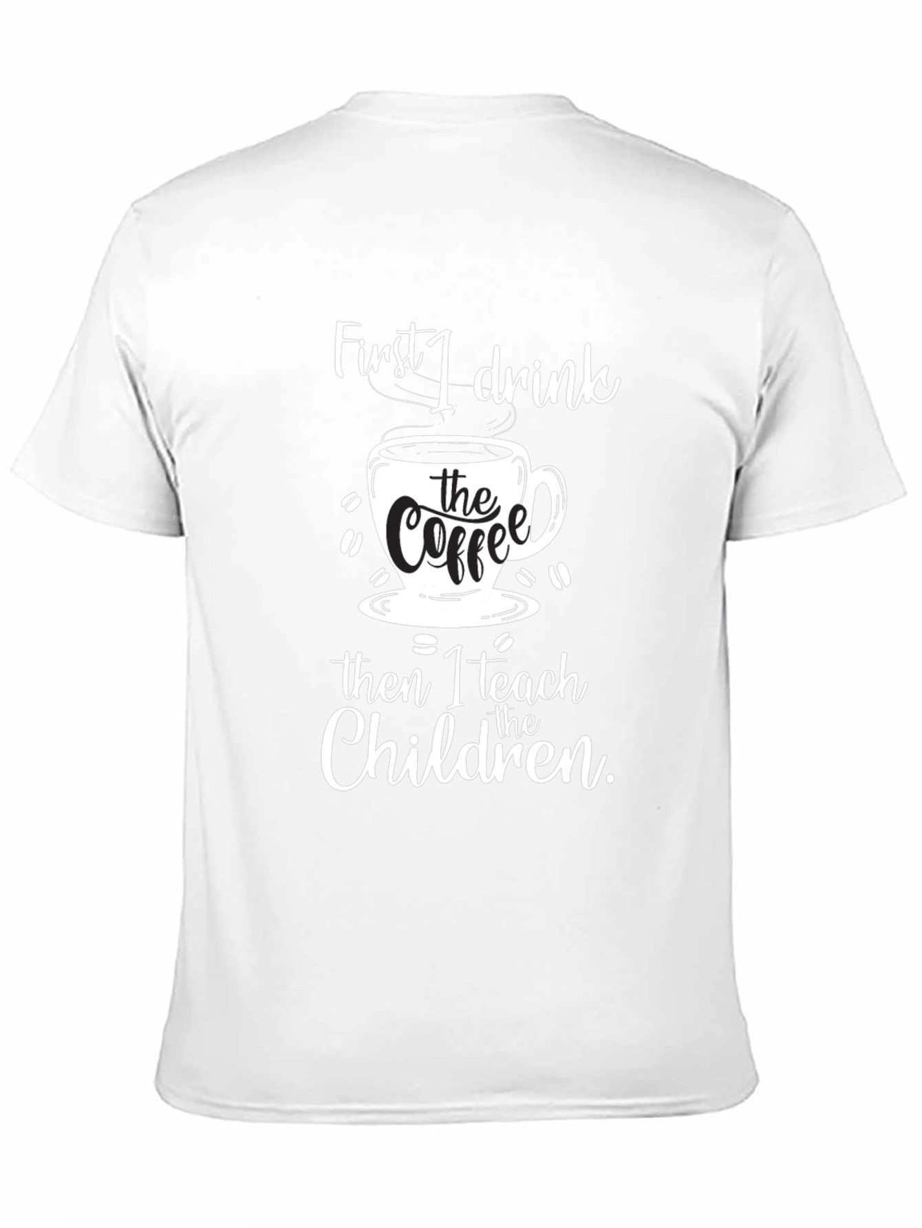 Coffee & Teach T-Shirt - Black Graphic Tee