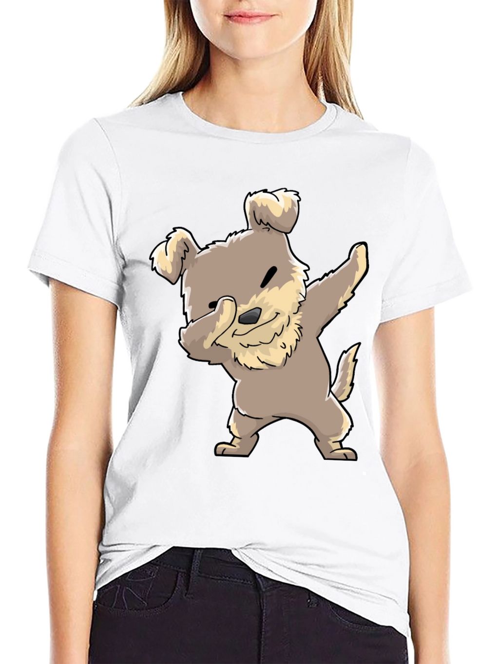 Dabbing Dog T-Shirt - Cool Graphic Tee