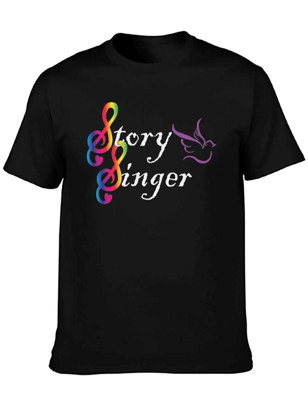 Story Singer Black T-Shirt