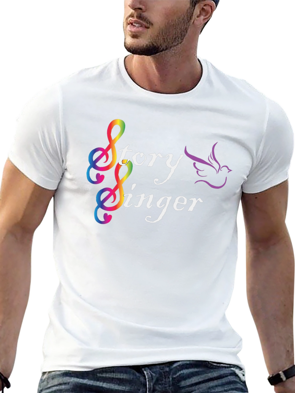 Story Singer Black T-Shirt