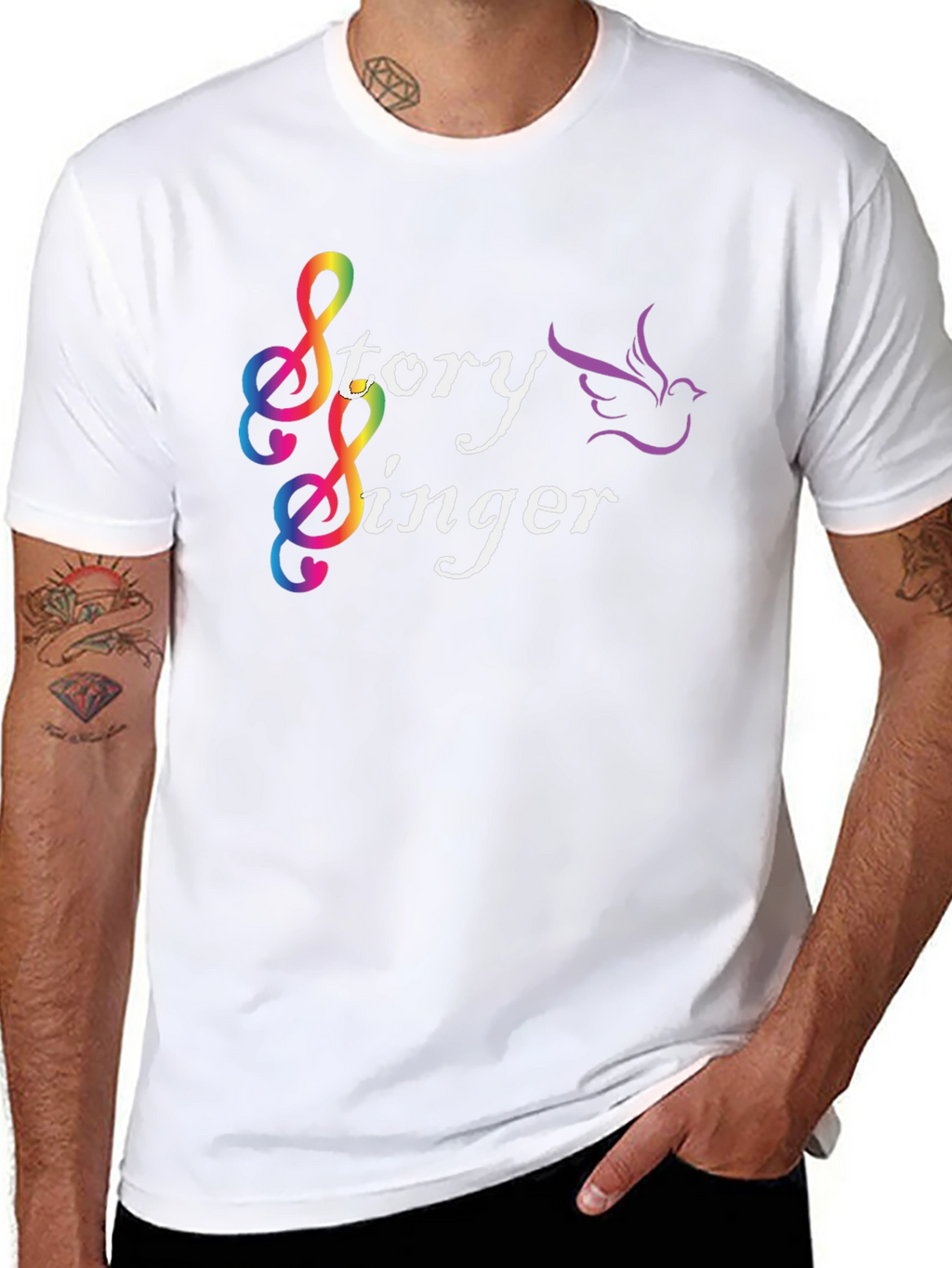 Story Singer Black T-Shirt