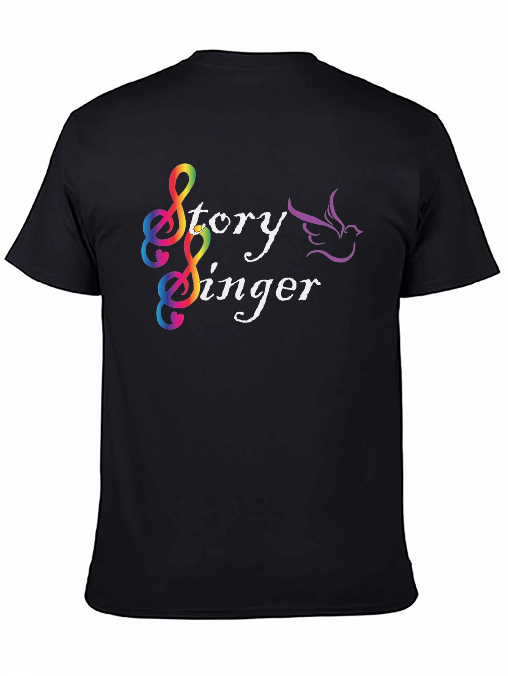 Story Singer Black T-Shirt