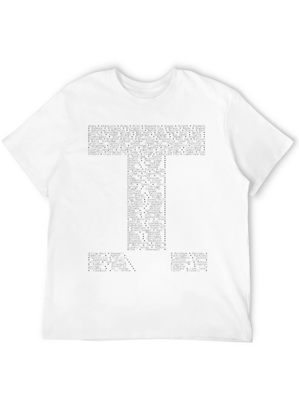 Black T-Shirt with T Design