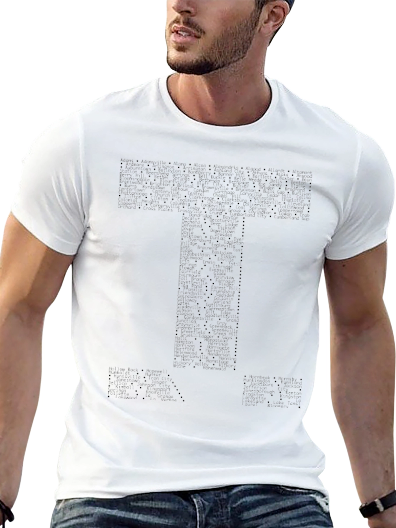 Black T-Shirt with T Design