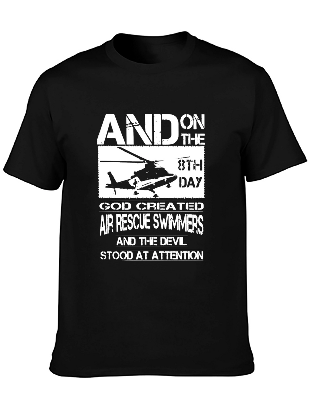 Air Rescue Swimmers Graphic Tee - Black