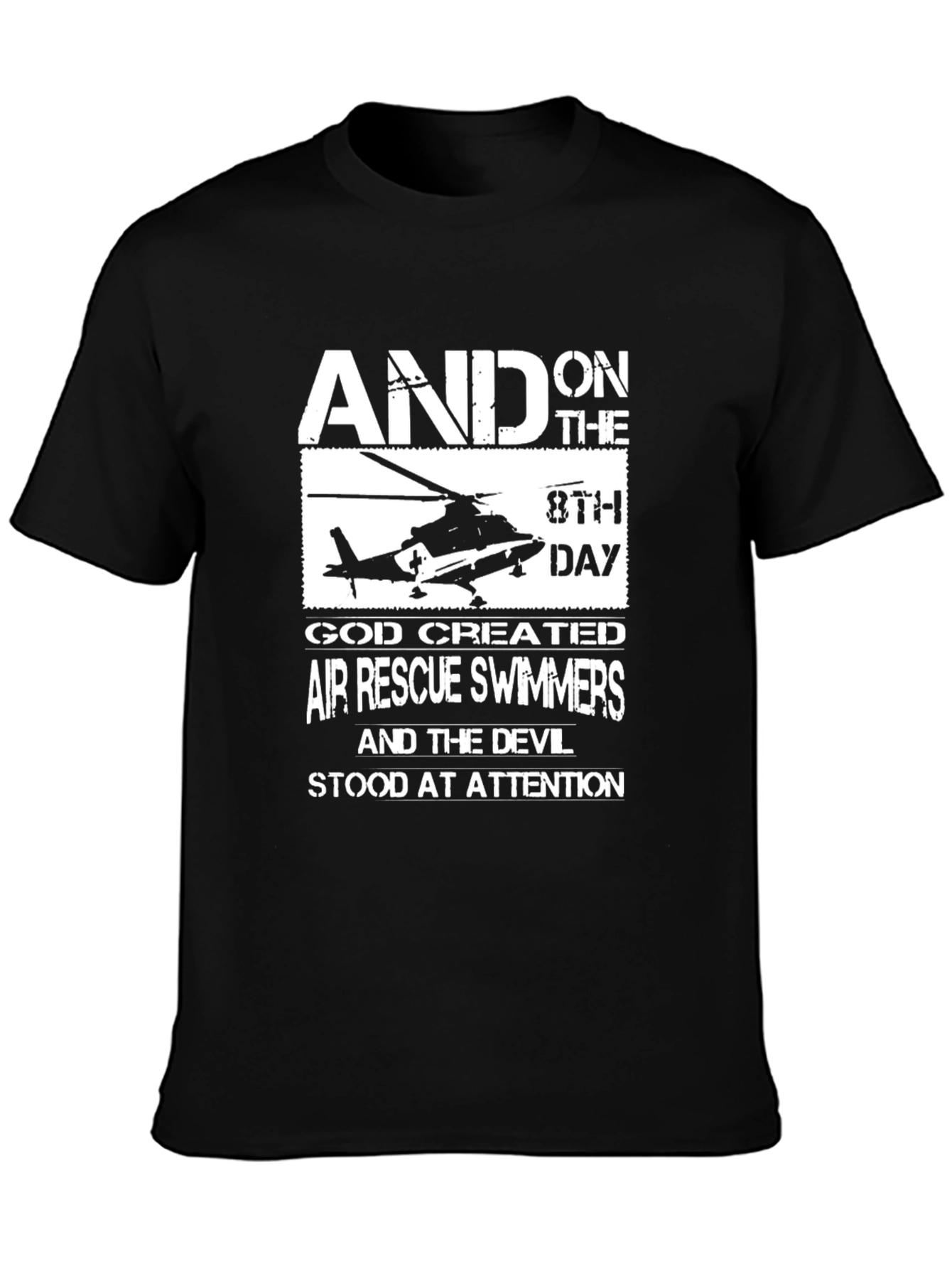 Air Rescue Swimmers Graphic Tee - Black