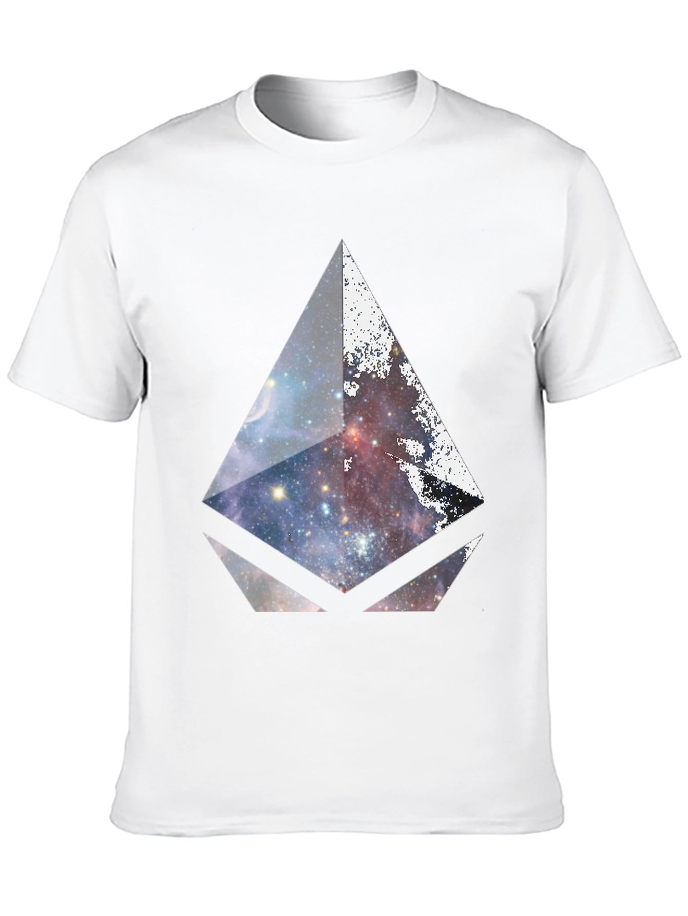 Galaxy Prism Graphic Black T-Shirt