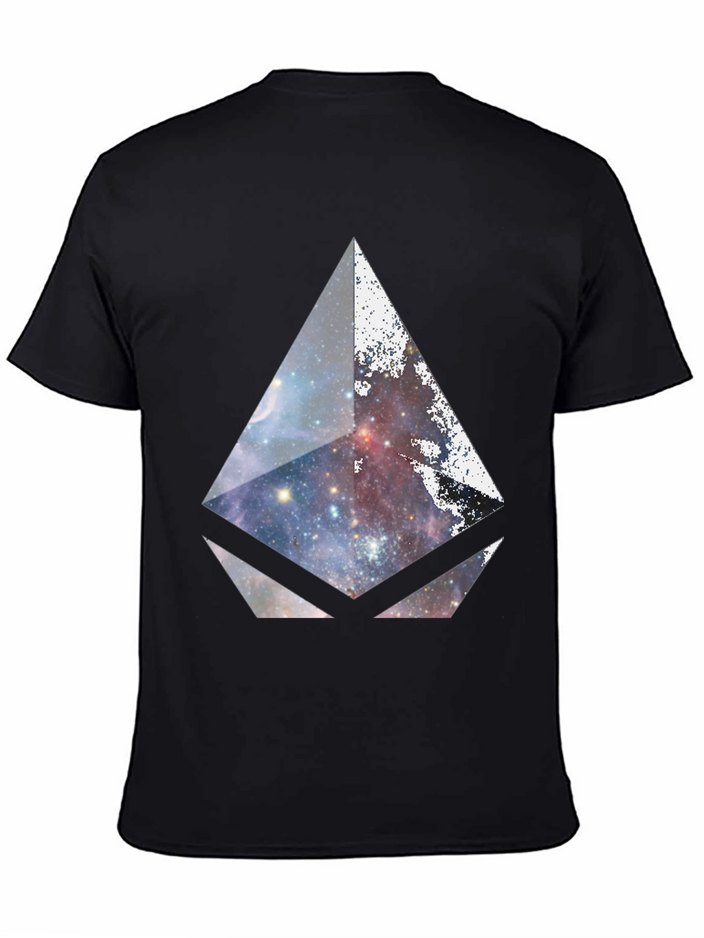 Galaxy Prism Graphic Black T-Shirt