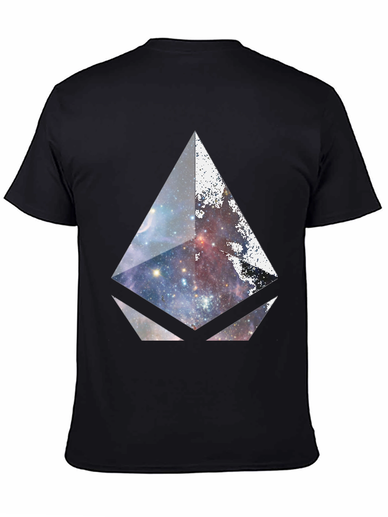 Galaxy Prism Graphic Black T-Shirt