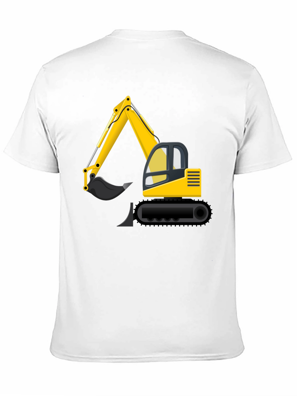 Excavator Graphic Tee - Construction Vehicle Shirt