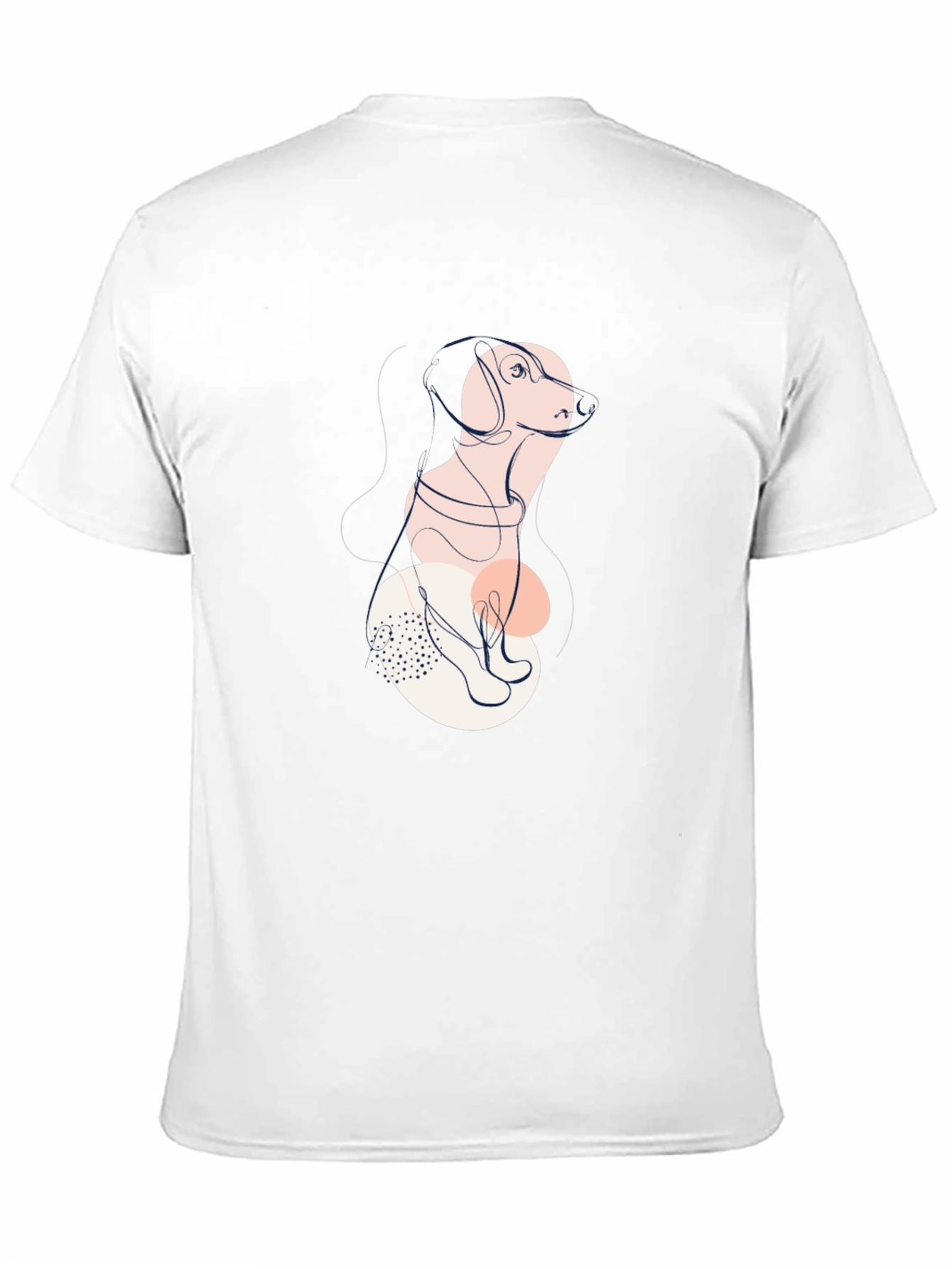 Abstract Dog Graphic Tee - Stylish Unisex Shirt