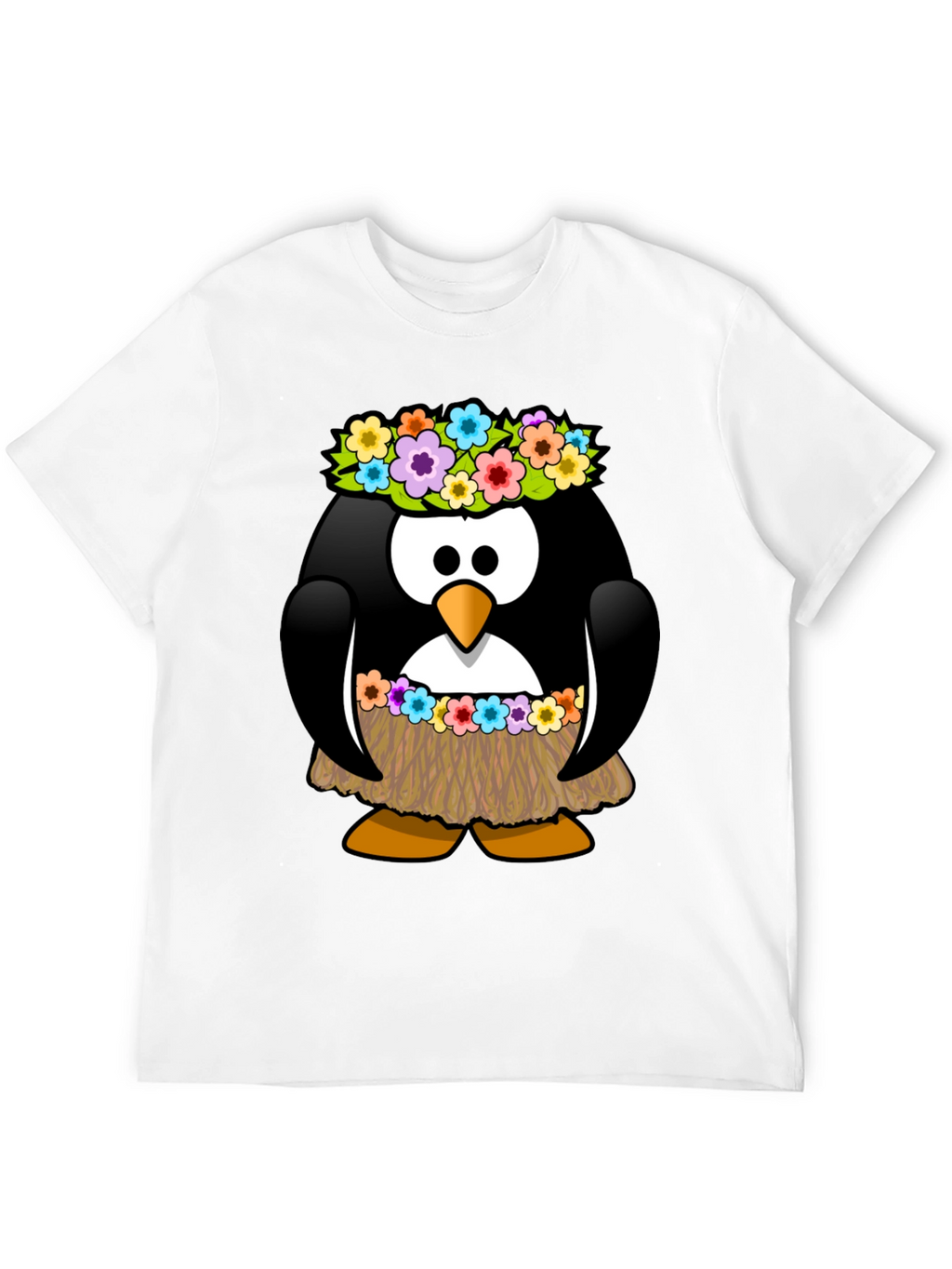 Hawaiian Penguin Graphic T-Shirt
