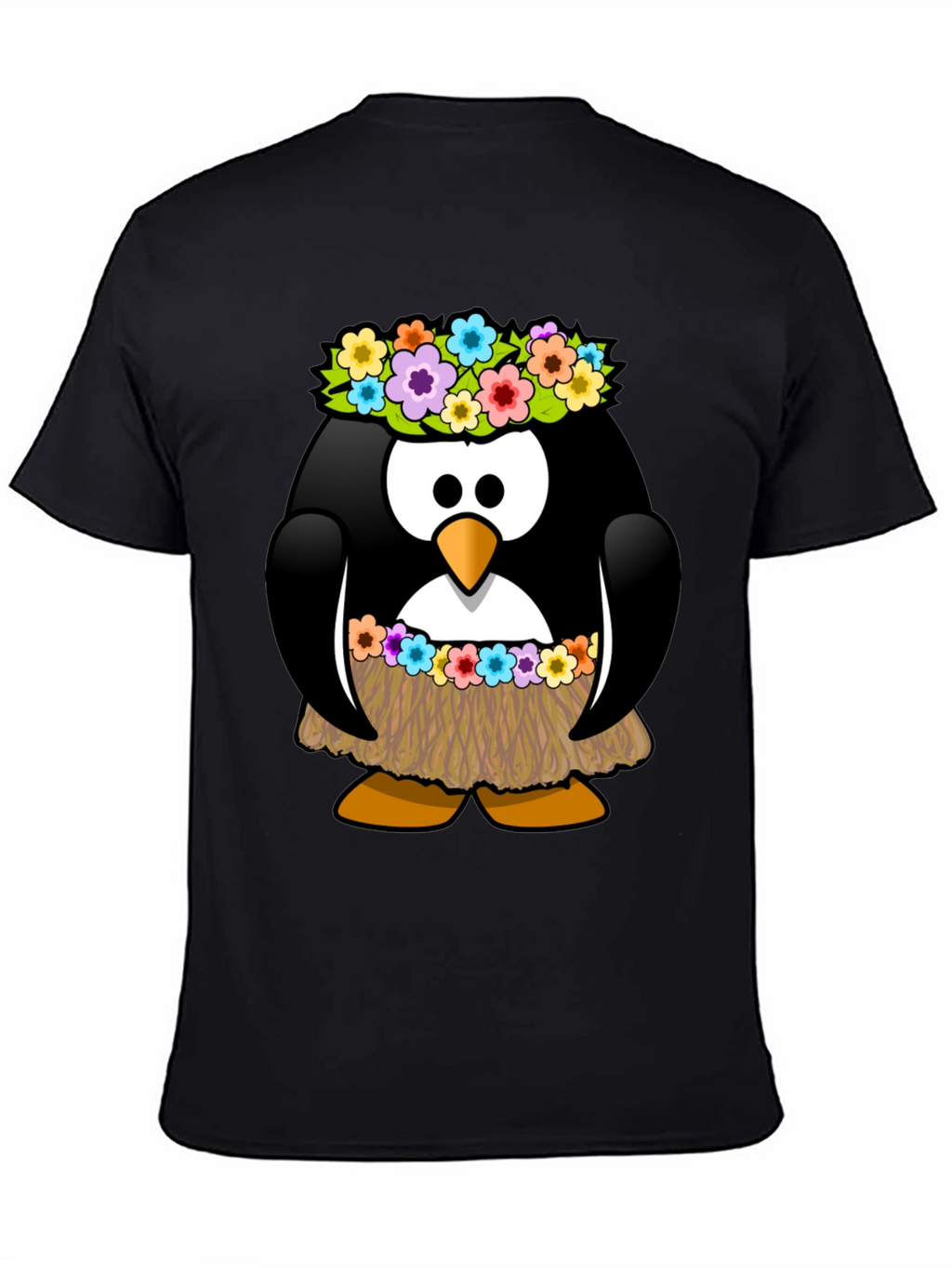 Hawaiian Penguin Graphic T-Shirt