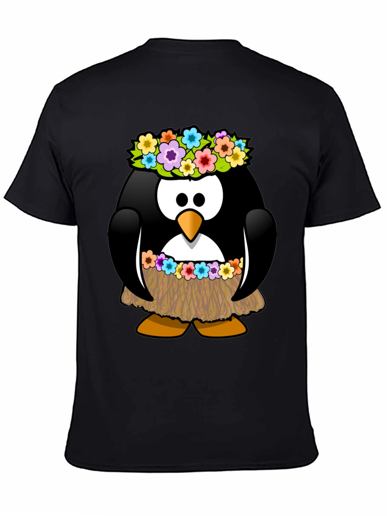 Hawaiian Penguin Graphic T-Shirt