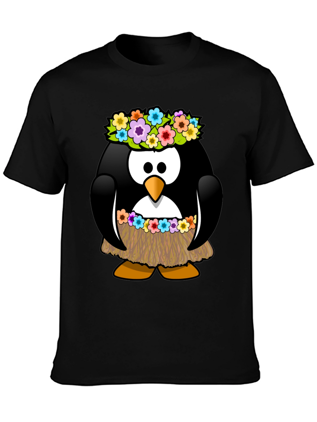 Hawaiian Penguin Graphic T-Shirt