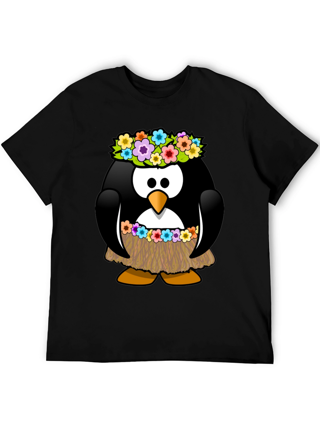 Hawaiian Penguin Graphic T-Shirt