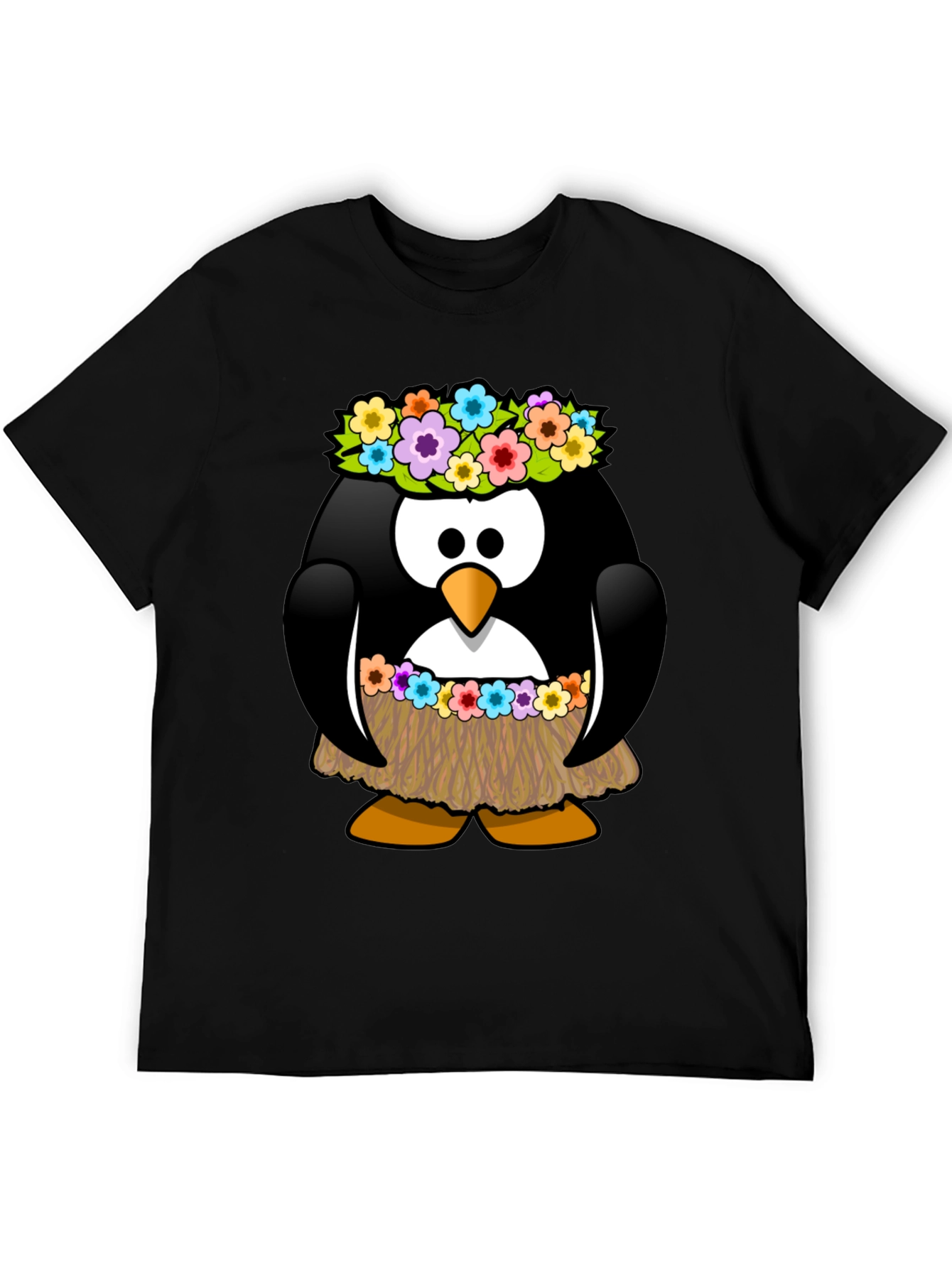 Hawaiian Penguin Graphic T-Shirt