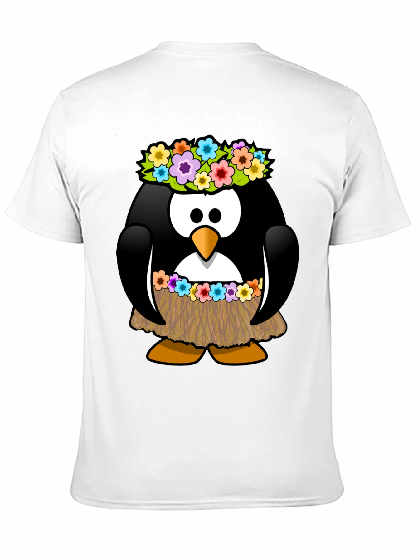 Hawaiian Penguin Graphic T-Shirt