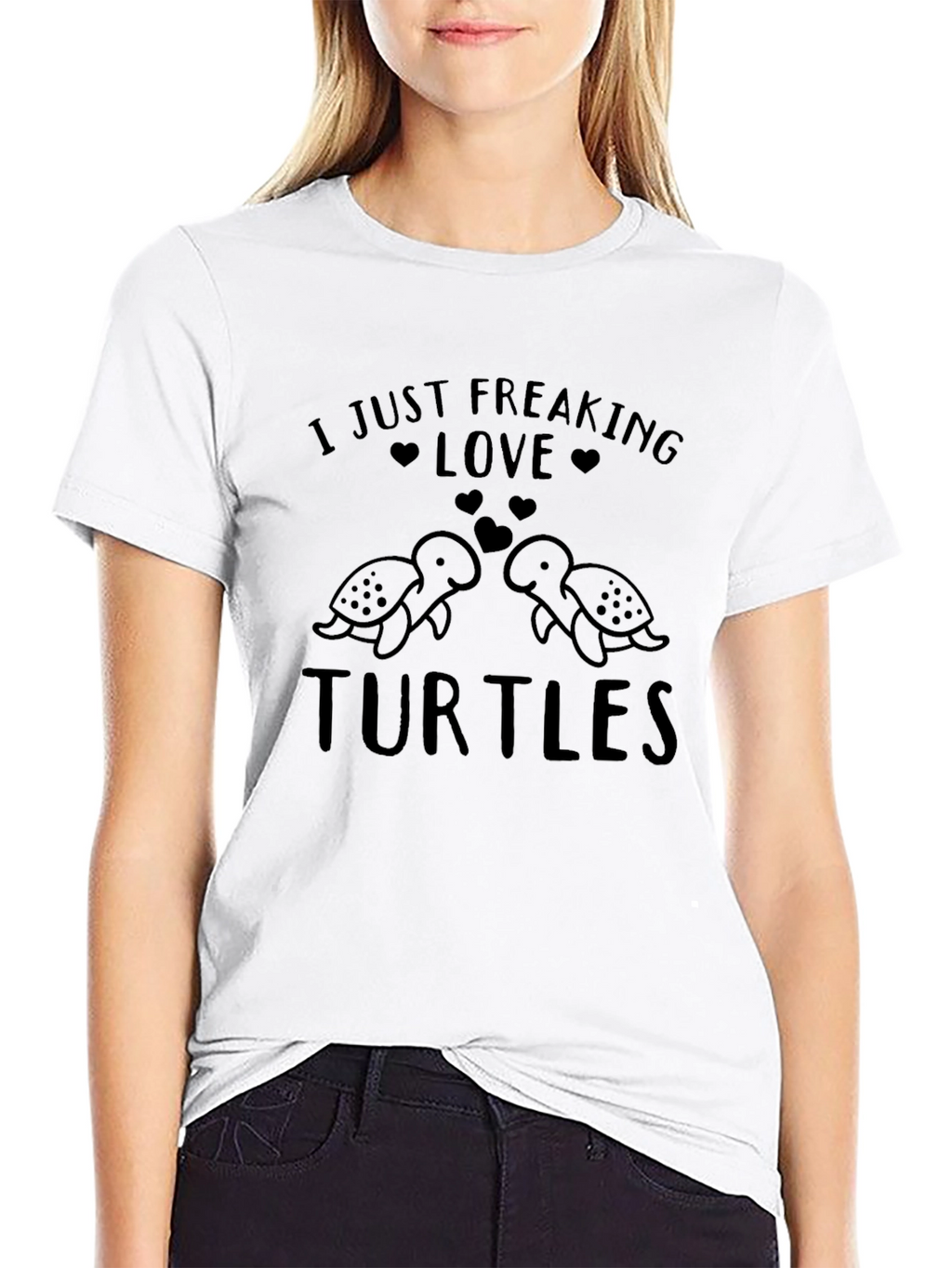 I Just Freaking Love Turtles Graphic Tee